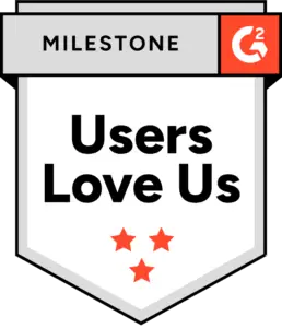 G2 Milestone - Users Love Us